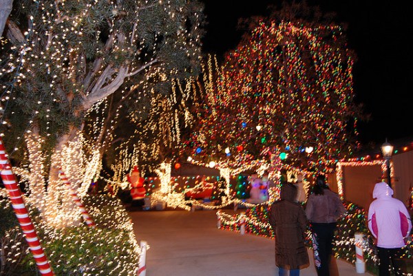 Decked-Out Neighborhoods with Dazzling Light Displays