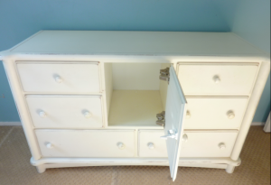 For Sale Ragazzi Dresser Changing Table Distressed White